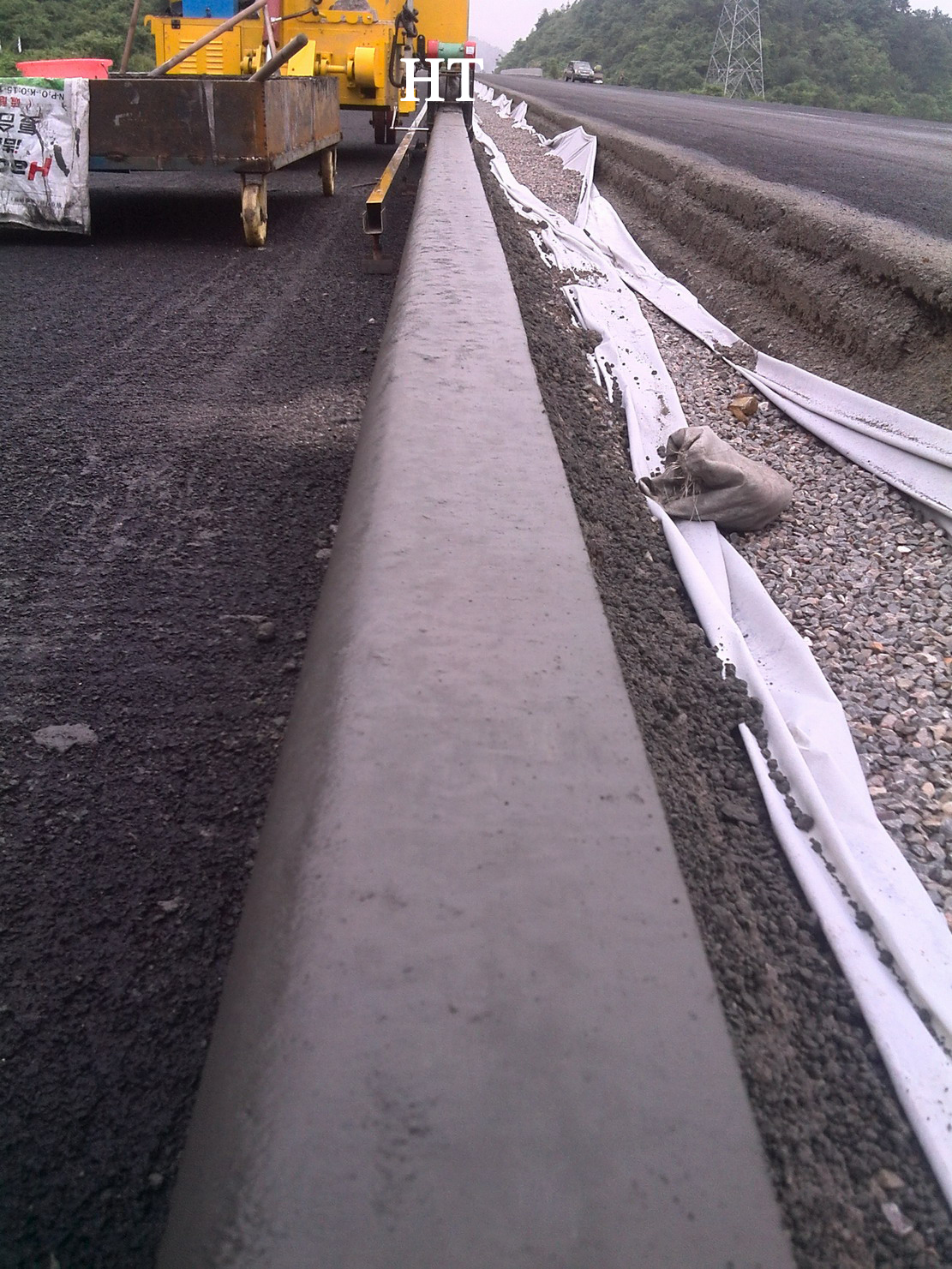 Concrere Kerb Laying , Making Machine